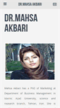 Mobile Screenshot of mahsaakbari.com